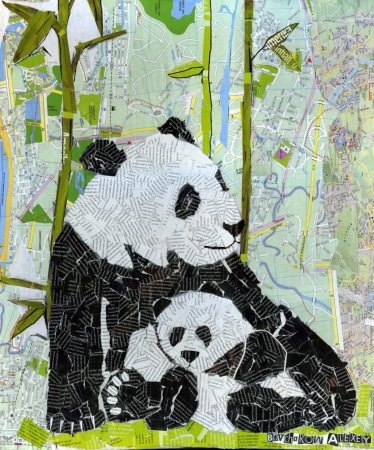 Аппликация из журналов