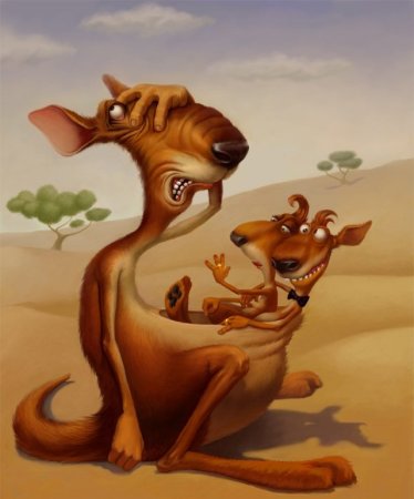 Смешные животные рисунки