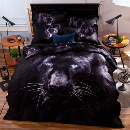 Постельное белье леомах чёрная пантера