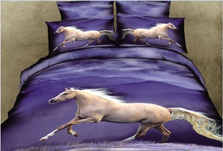 Постельное белье с лошадьми 1.5 спальное