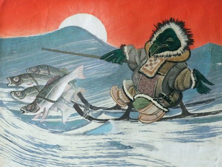 Камчатка ворон Кутха