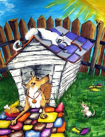 Домик с животными для детей