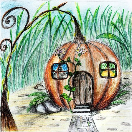 Сказочные домики изо