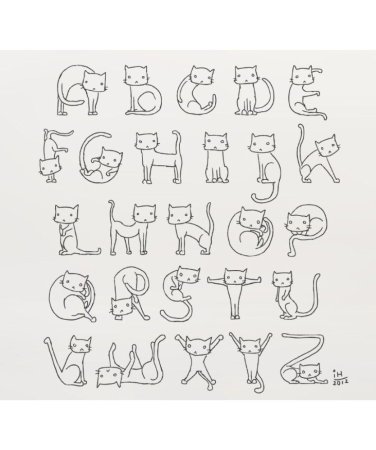 Буквы в разных стилях