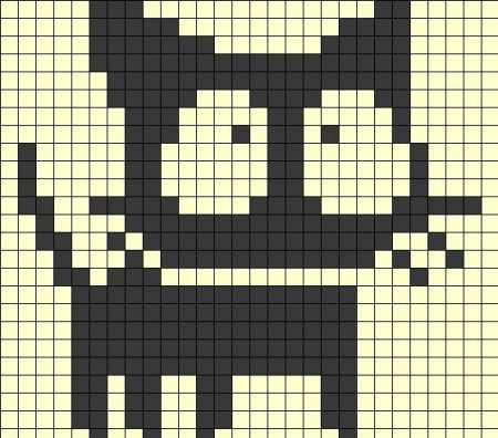 Фенечки прямое плетение кошка