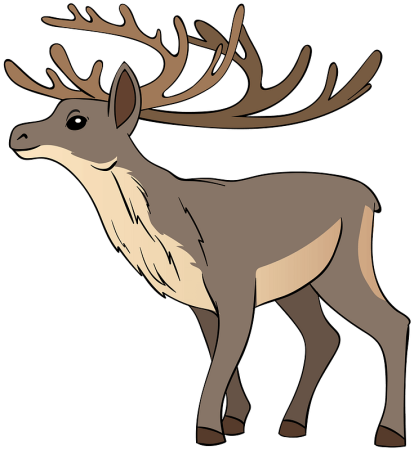 Ватагин Северный олень