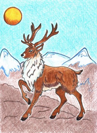 Лось для выжигания