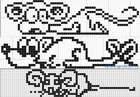 Фенечка мышь схема