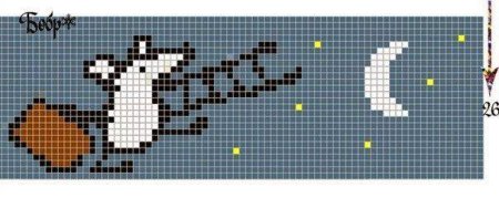 Схемы фенечек прямым плетением с животными