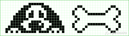 Фенечка с лапками прямое плетение