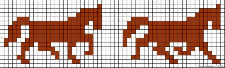 Фенечка с лошадью