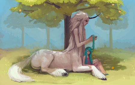 Кентавр Единорог аниме