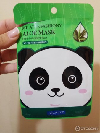 Тканевая маска Milatte fashiony Aloe Mask
