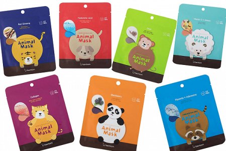 Маска тканевая набор animal Mask Series 7p Set 25мл