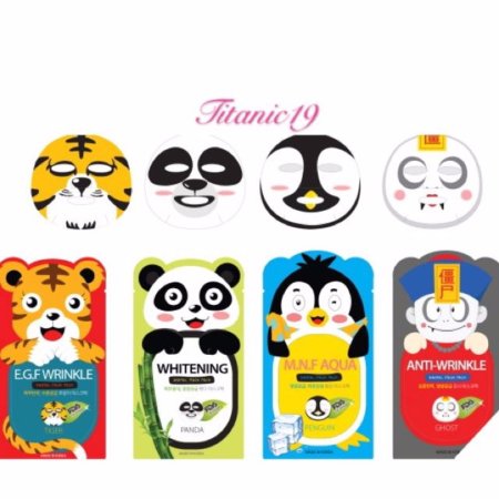 Маски для лица упаковка для наклеек