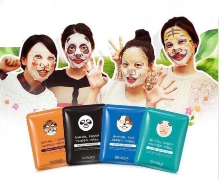 Тканевая маска для лица Панда БИОАКВА