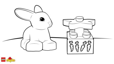 Лего Duplo раскраска