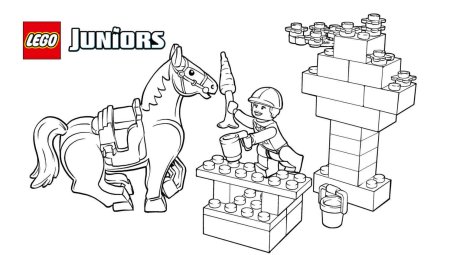 Раскраска конструктор лего