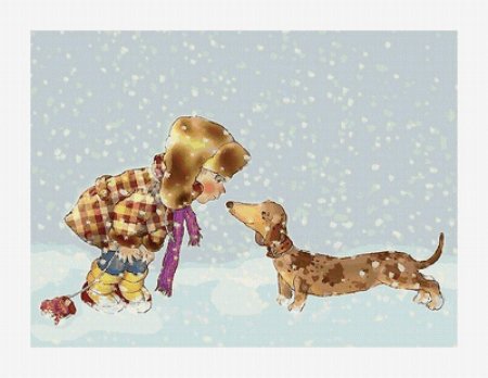 Собака иллюстрация