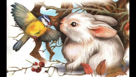 Иллюстрация к сказке Синичкин календарь