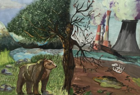 Плакат защита природы