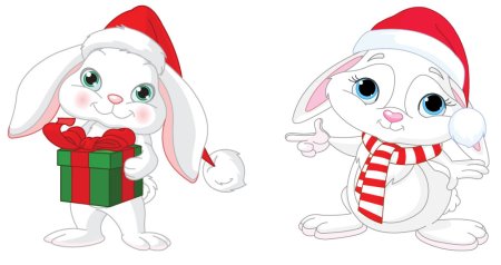 Новогодний зайчик для детей