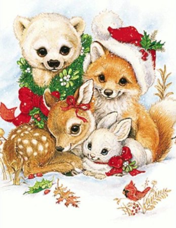 Открытки со зверюшками