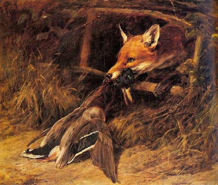 Лиса картины художников