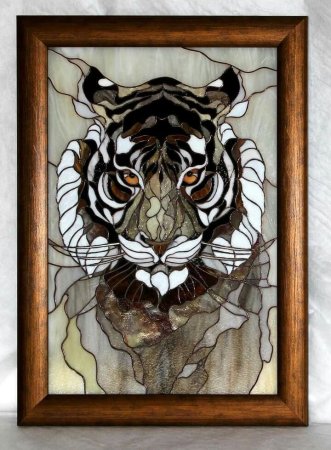 Витраж животные