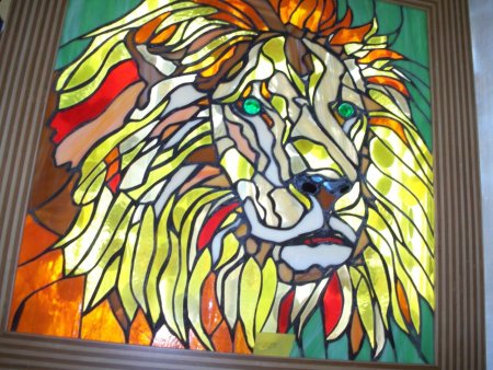 Витраж красками на бумаге