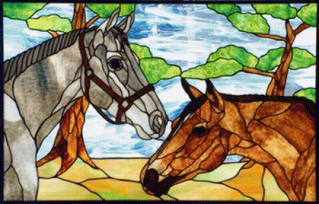 Витражи на стекле