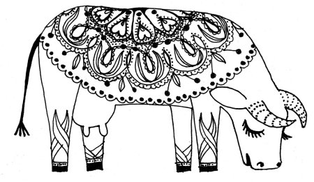 Раскраска Индия для детей