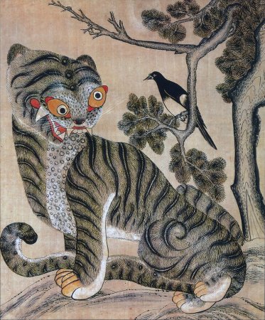 Корейская живопись Минхва