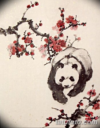Живопись Панда гохуа
