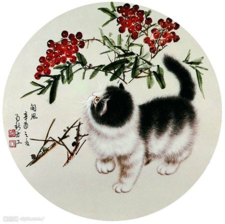 Японская живопись животные