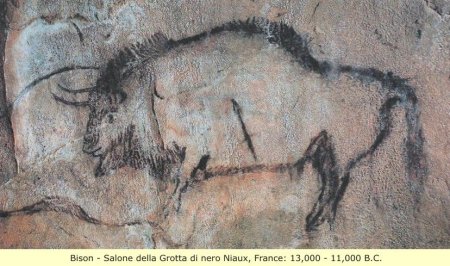 Наскальная живопись пещера Коске