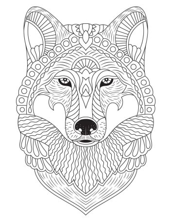 Раскраска Мандала