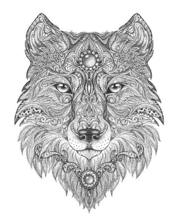 Черепаха Зентангл