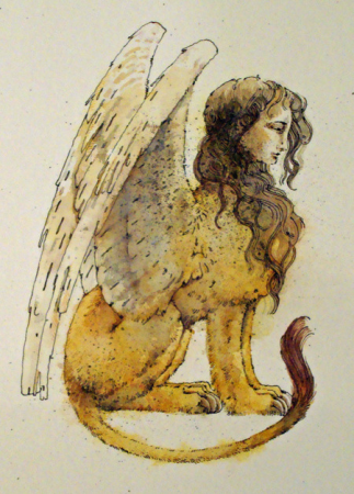 Сфинкс мифология Греции арт