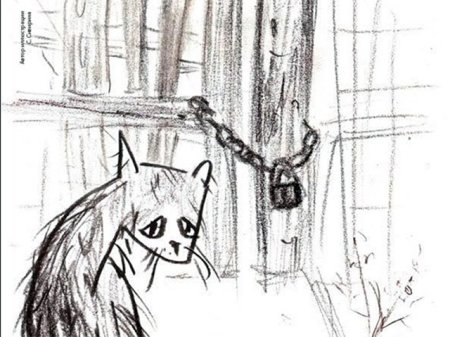 Брошенные животные рисунок