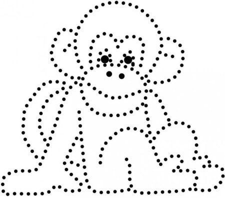 Рисование по точкам для дошкольников