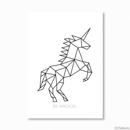 Геометрический Единорог