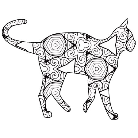 Геометрические узоры животные