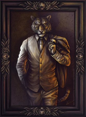 Лиса в деловом костюме