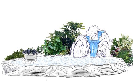 Эскиз фонтана