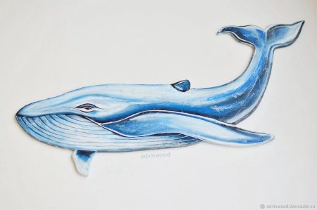 Синий кит нарисовать