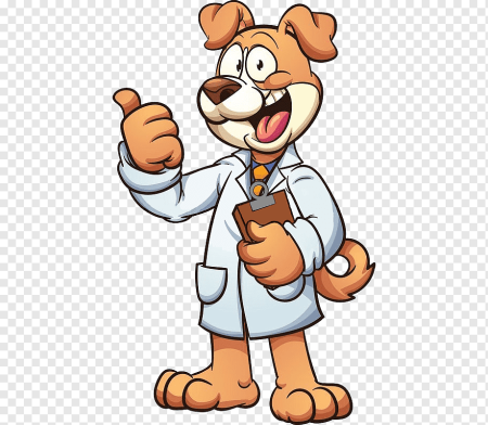 Врач мультяшный животное