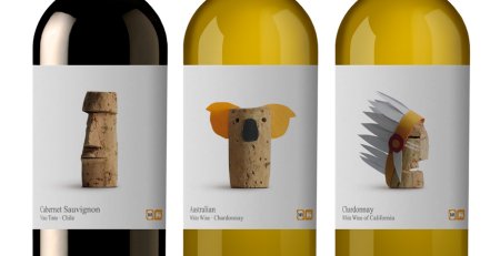 Креативные этикетки на вино