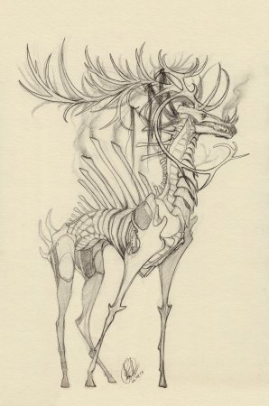 Наброски фантастических животных