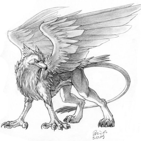 Мифические существа животные Грифон